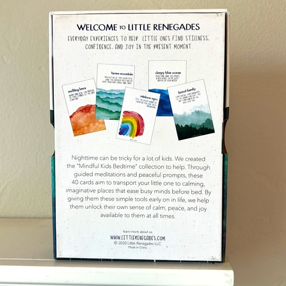 Mindfulness Cards for Kids (bedtime meditations) - Picture 3 of 4